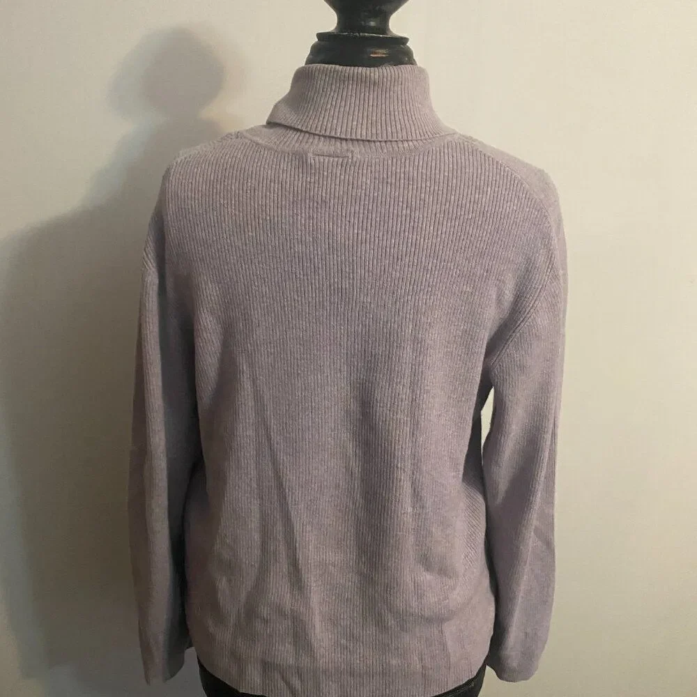 Old Navy Lavender Knit turtleneck sweater, size XXL